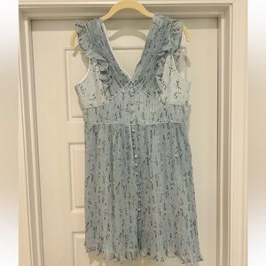 Avantlook Light Blue Floral Dress